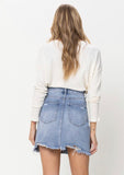 Claudia Fray Hem Mini Skirt