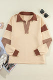 Collared Cutie Long Sleeve Sweatshirt