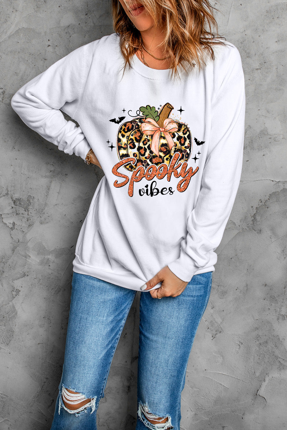 Spooky Vibes Long Sleeve Sweatshirt