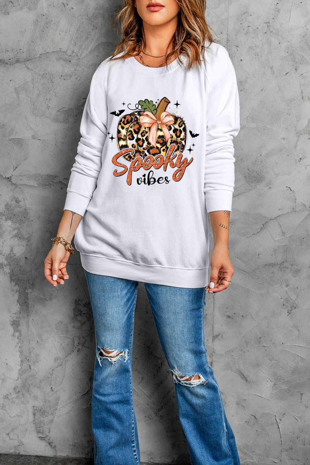 Spooky Vibes Long Sleeve Sweatshirt