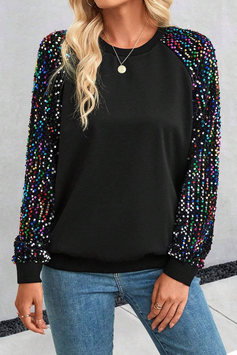 Glissening Glimmer Long Sleeve Blouse