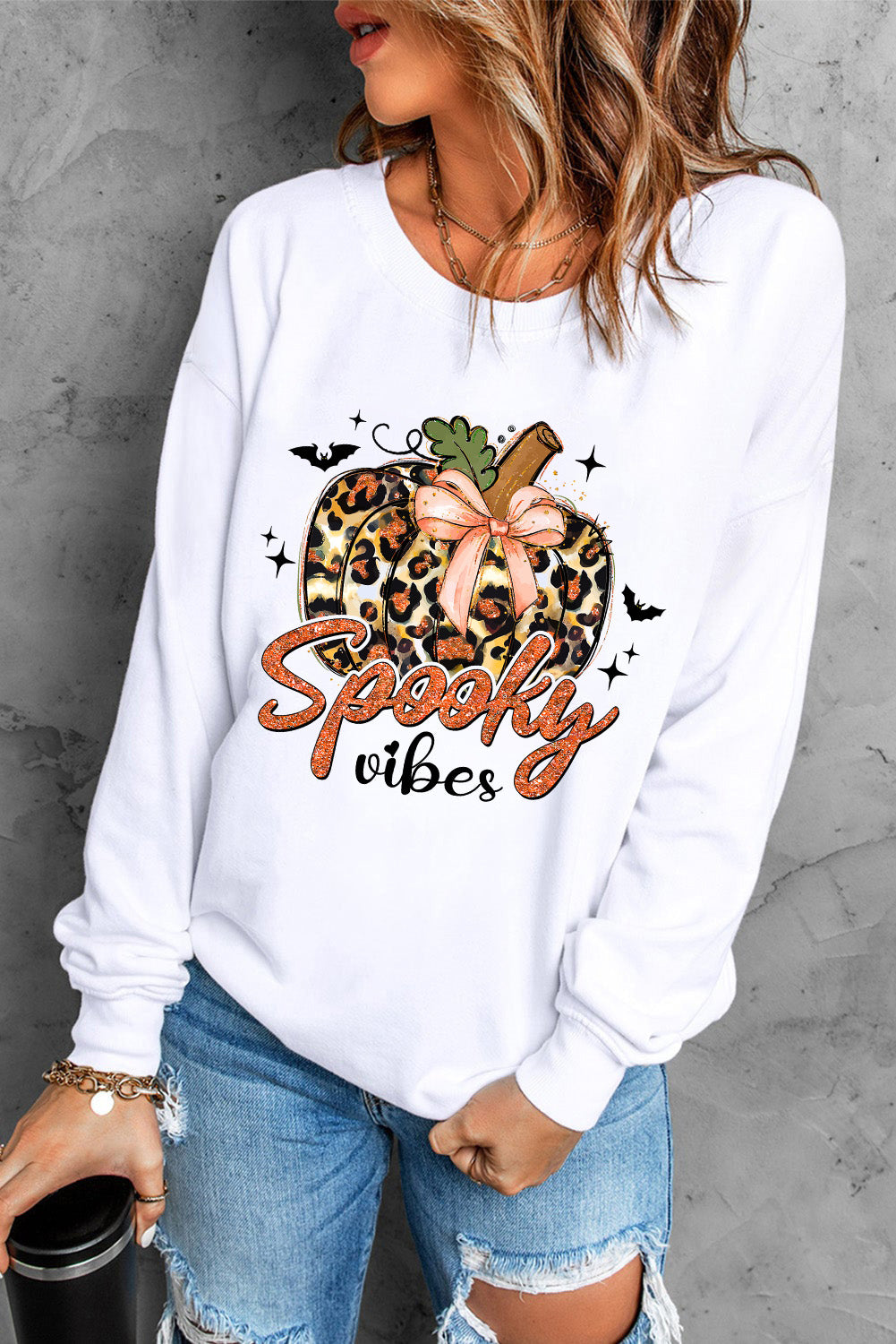 Spooky Vibes Long Sleeve Sweatshirt
