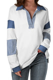 Collared Cutie Long Sleeve Sweatshirt