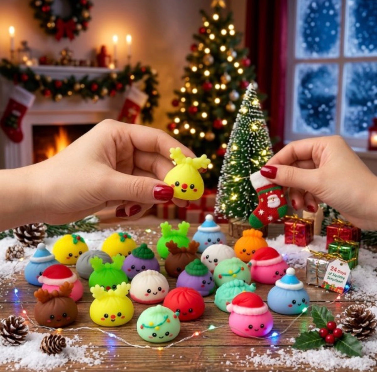 Christmas Dumpling Squishy Advent Calendar