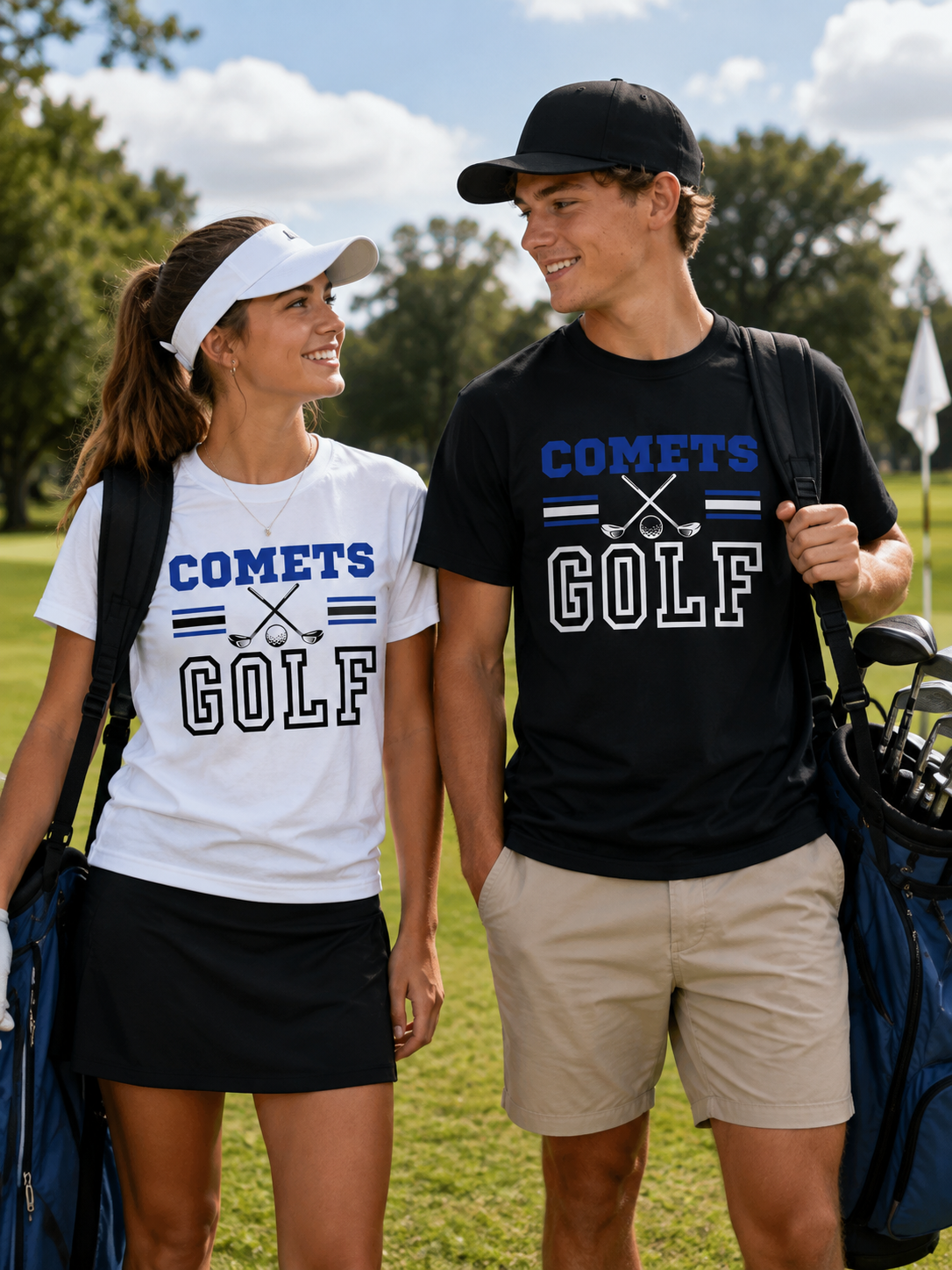 Comets on the Green Tee