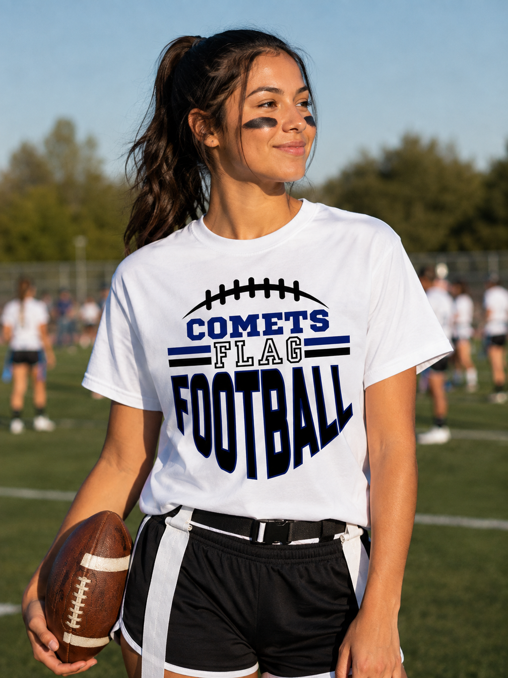 Comets Gridiron Girl Tee