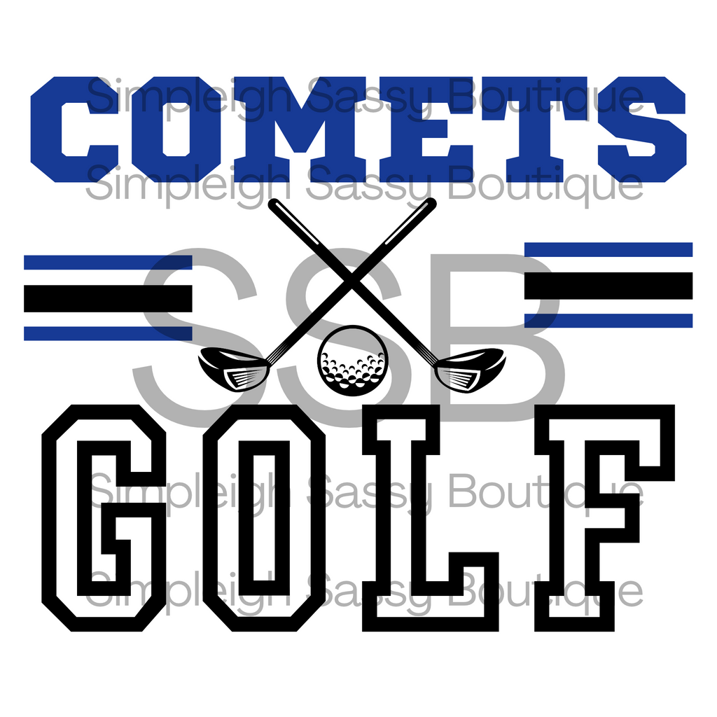 Comets on the Green Tee
