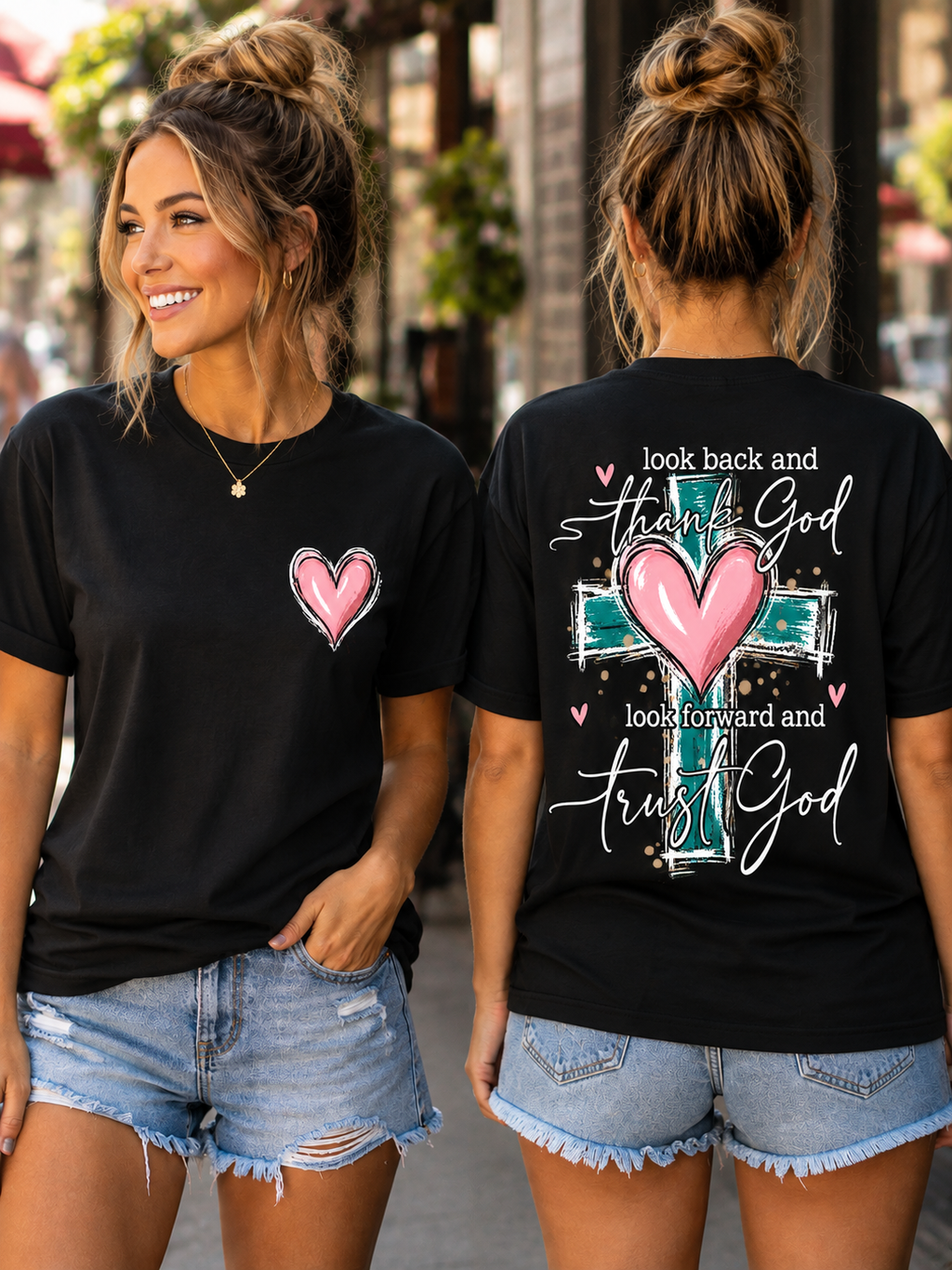 Look Back & Trust God Tee