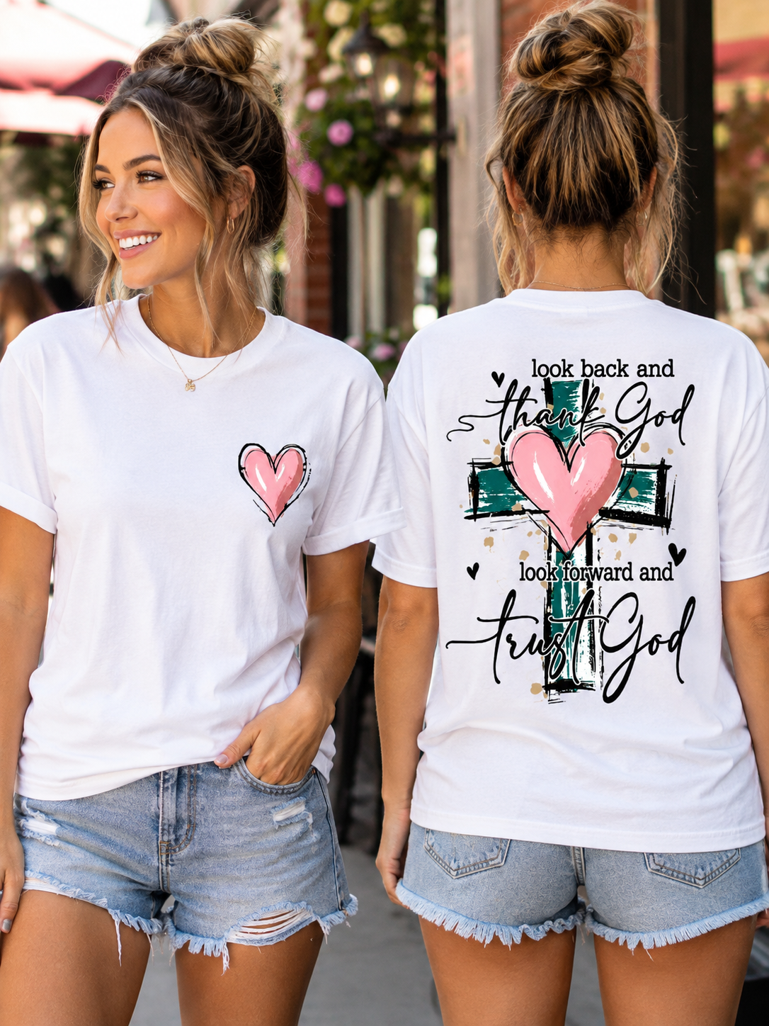 Look Back & Trust God Tee
