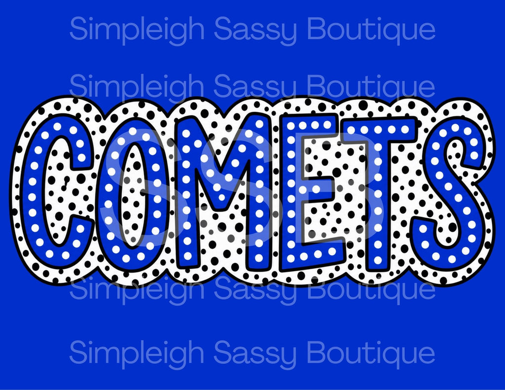 Comets Confetti Spirit Tee