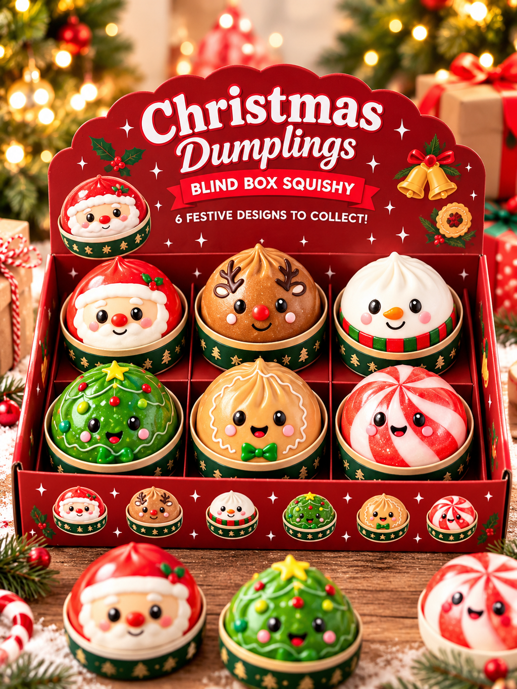 Christmas Dumplings Blind Squishy
