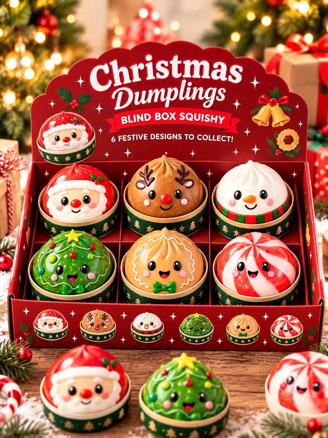 Christmas Dumplings Blind Squishy