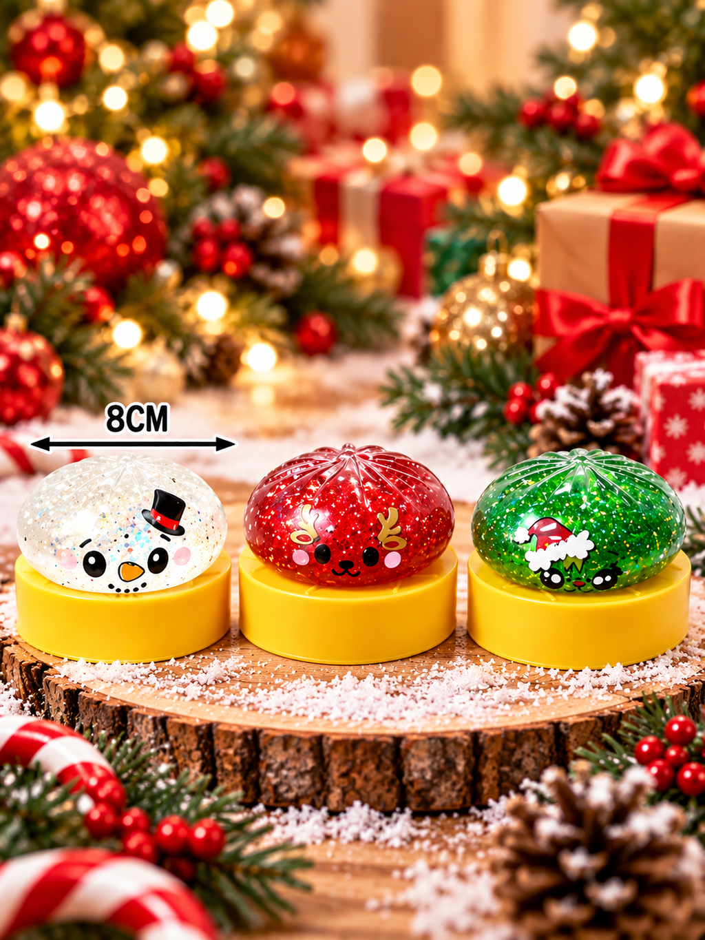 Glittery Christmas Mystery Squishy Dumpling