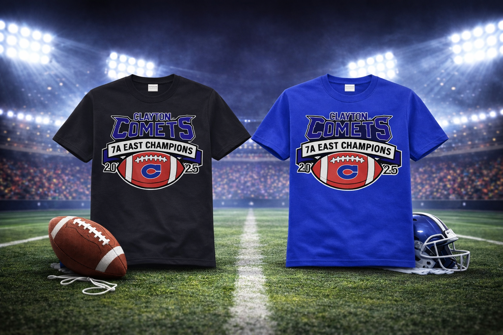 Clayton Comets 2025 Champions T-Shirt