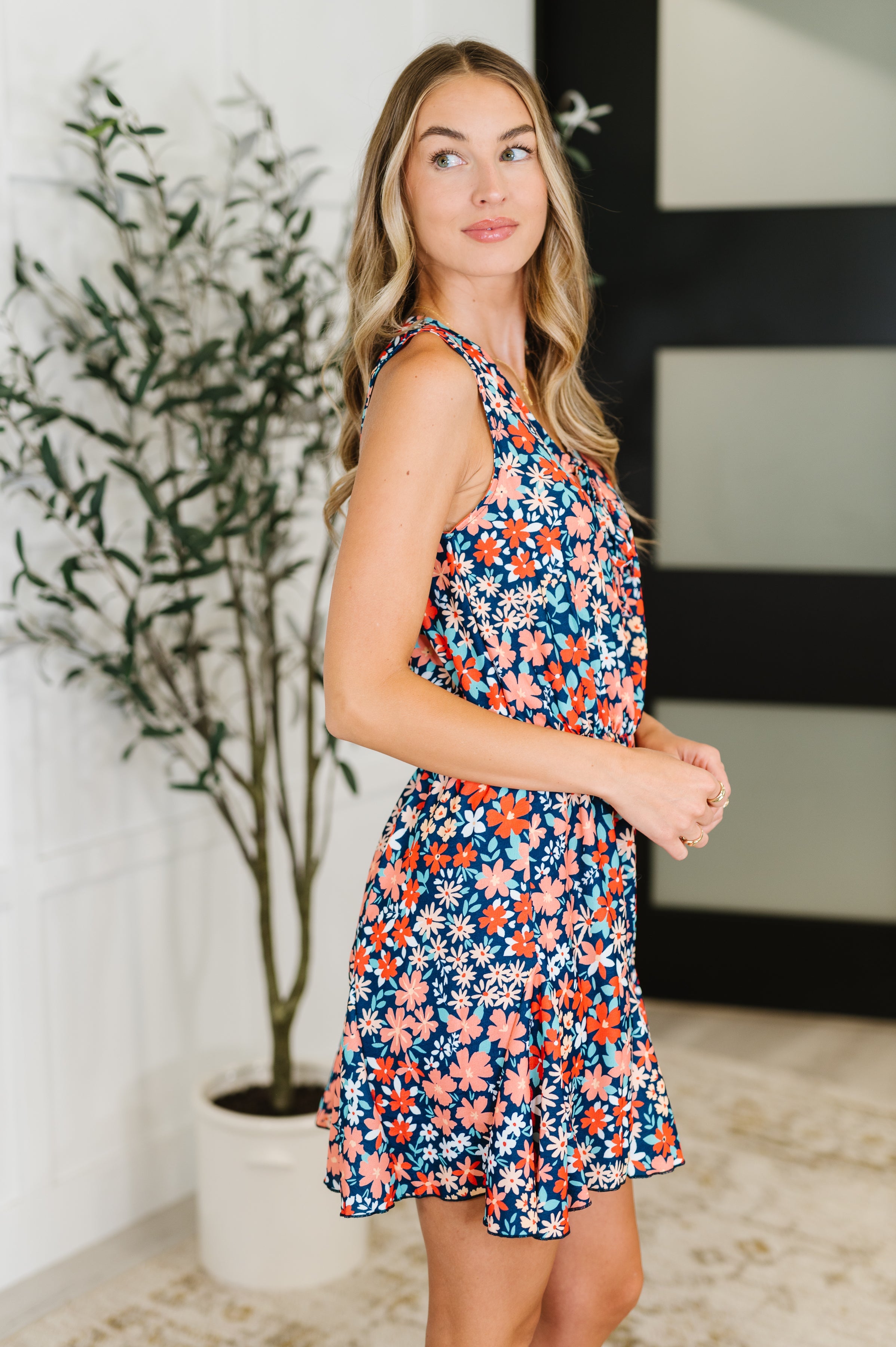 Meadow Mischief Sleeveless Romper