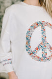 Peace, Love, and Flowers Top