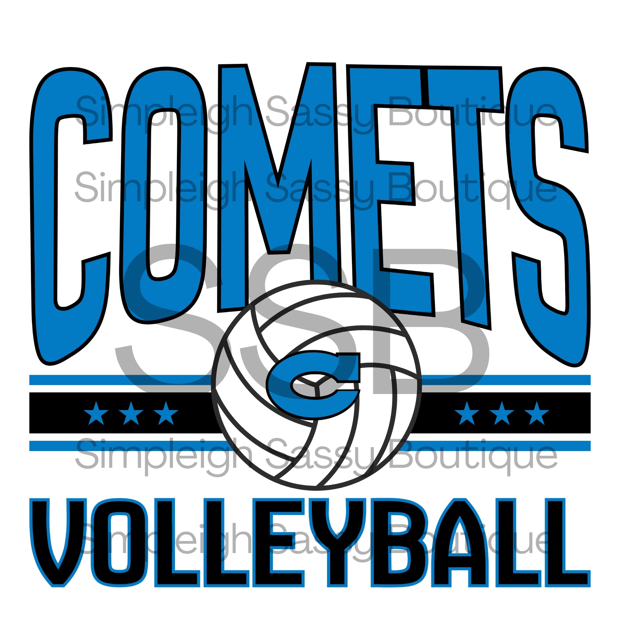 Comets Dig • Set • Spike Tee