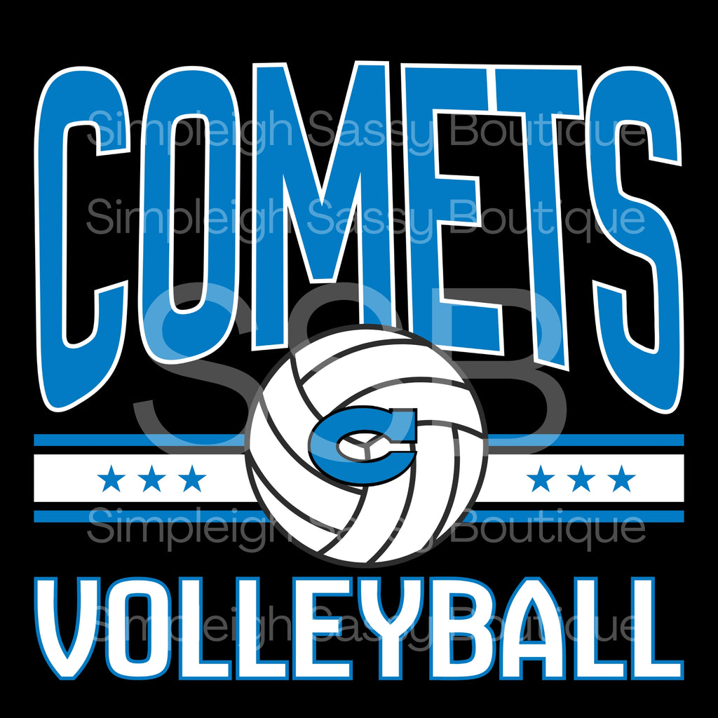Comets Dig • Set • Spike Tee