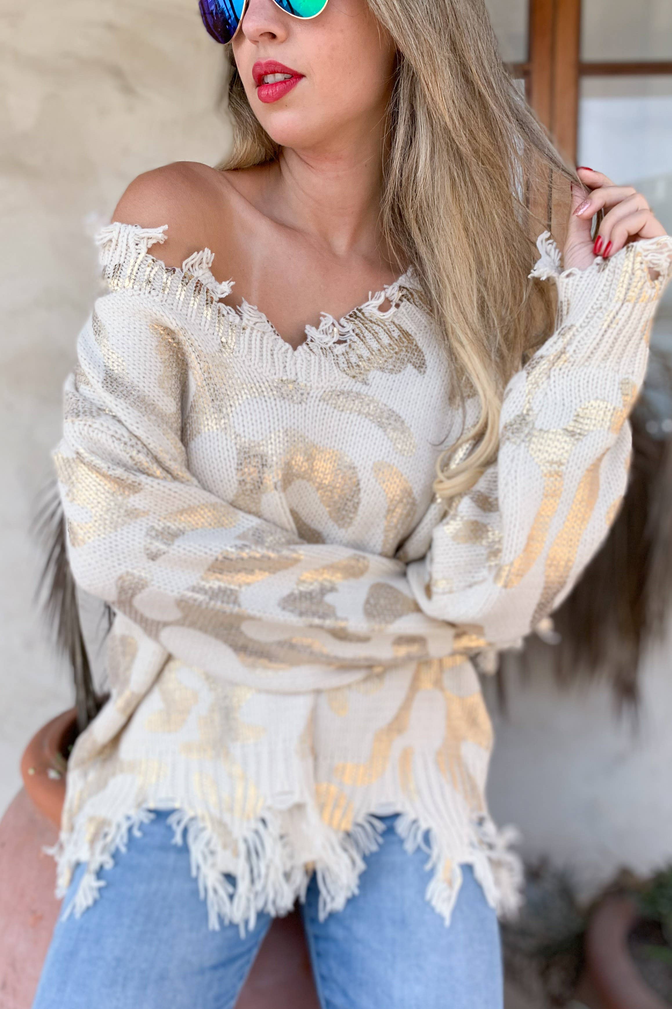 Golden Safari Sweater