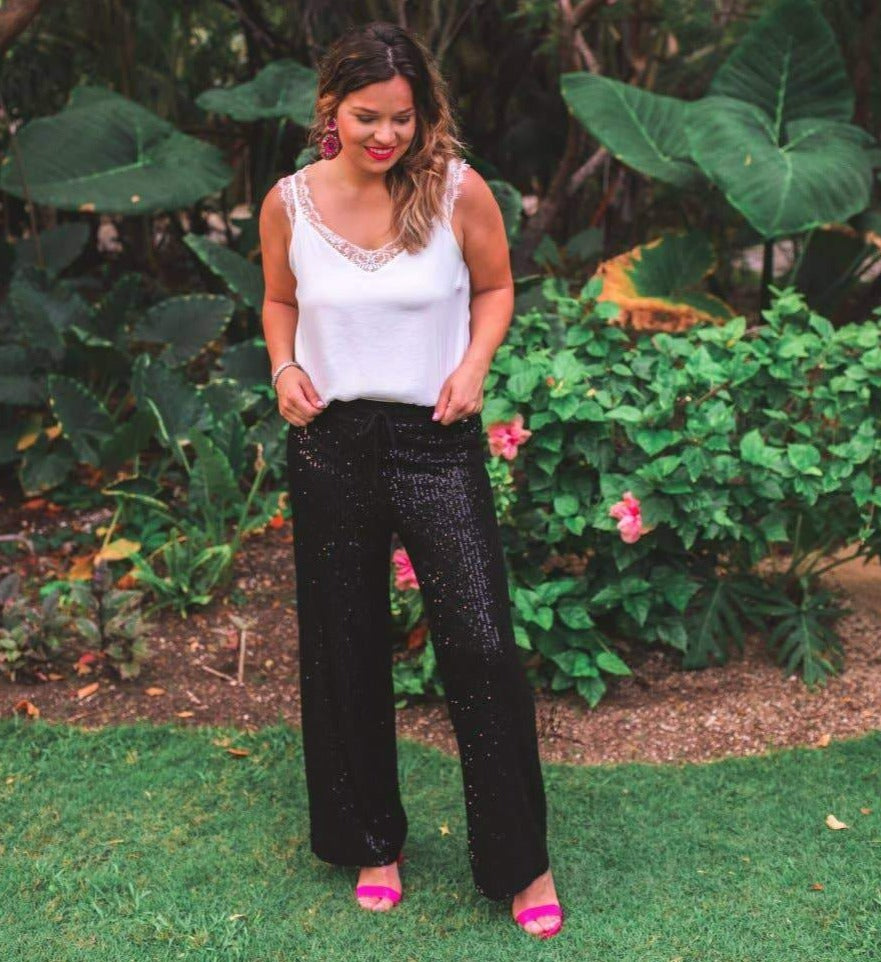 Sparkle And Shine Sequin Pants