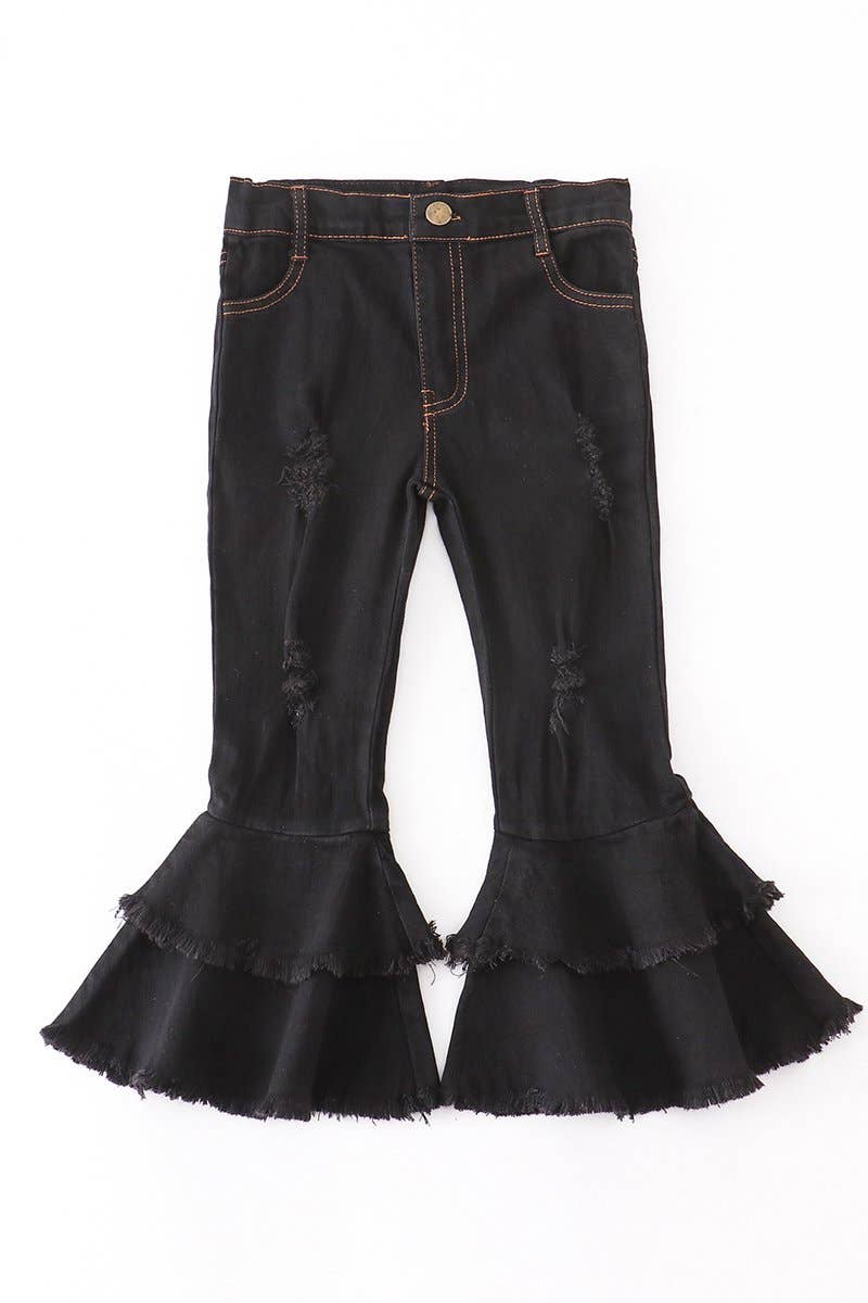 Forever Fringe Double Flare Jeans