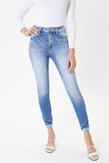 High Rise Ankle Skinny Jean