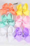 Jumbo Pastel Hair Bows