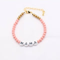 Mama Adjustable Bracelets - Pink