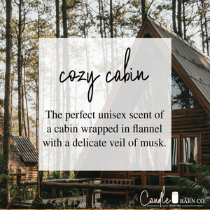 Cozy Cabin Mason Jar Soy Candles - 2 oz.