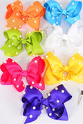 Jumbo Pearl Studded Hair Bow