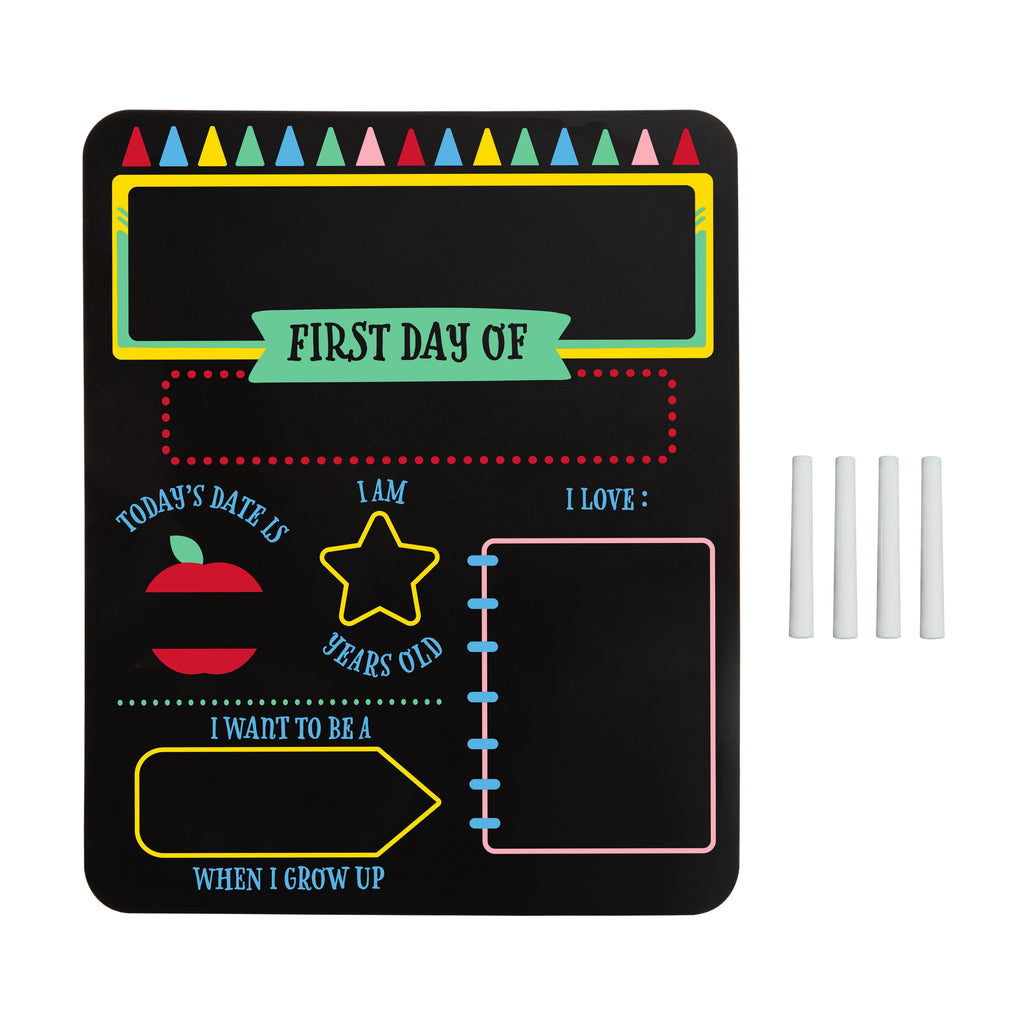 First and Last Day of School Reversible Chalkboard
