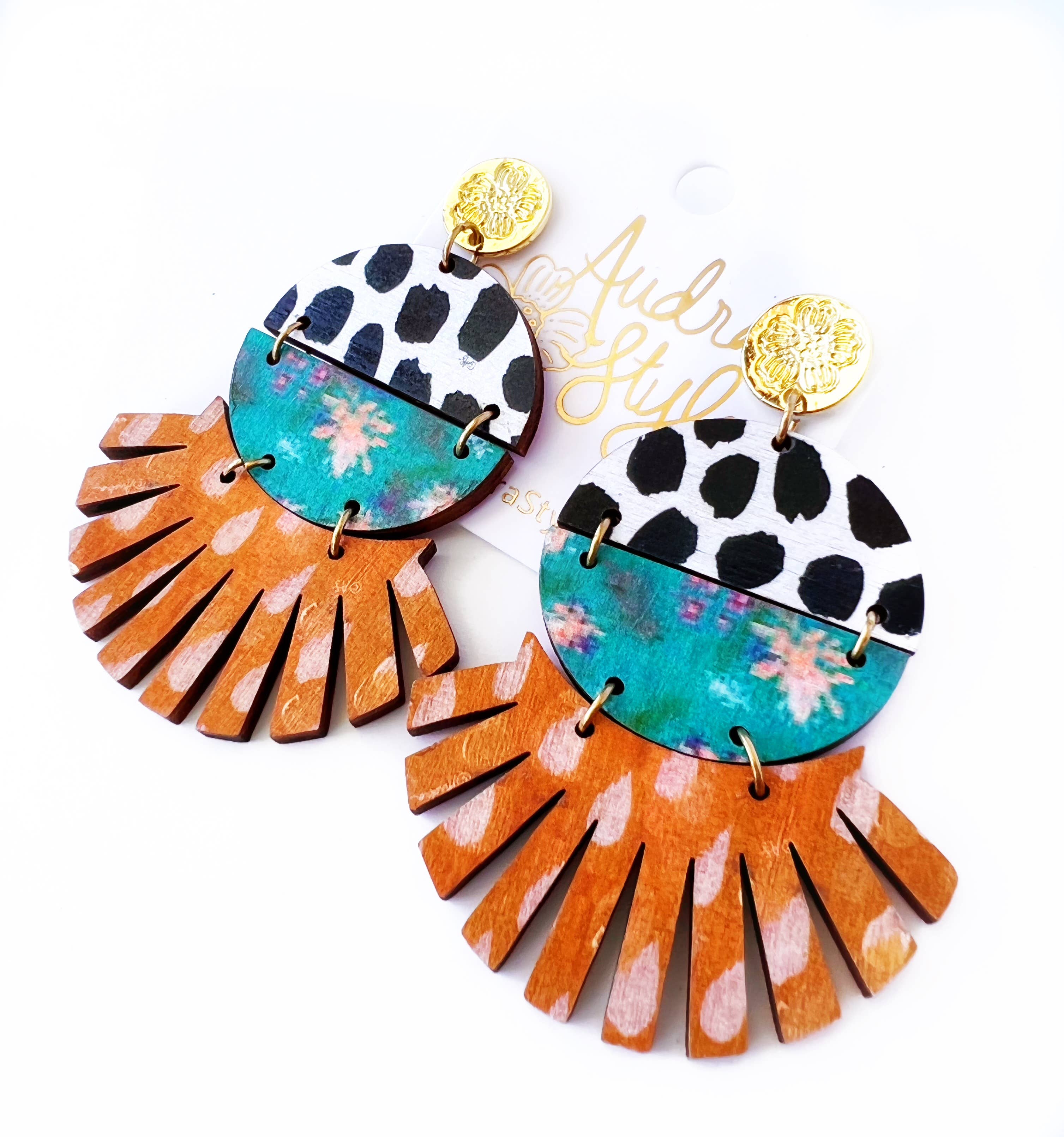 Feelin' Fall Geometric Earrings
