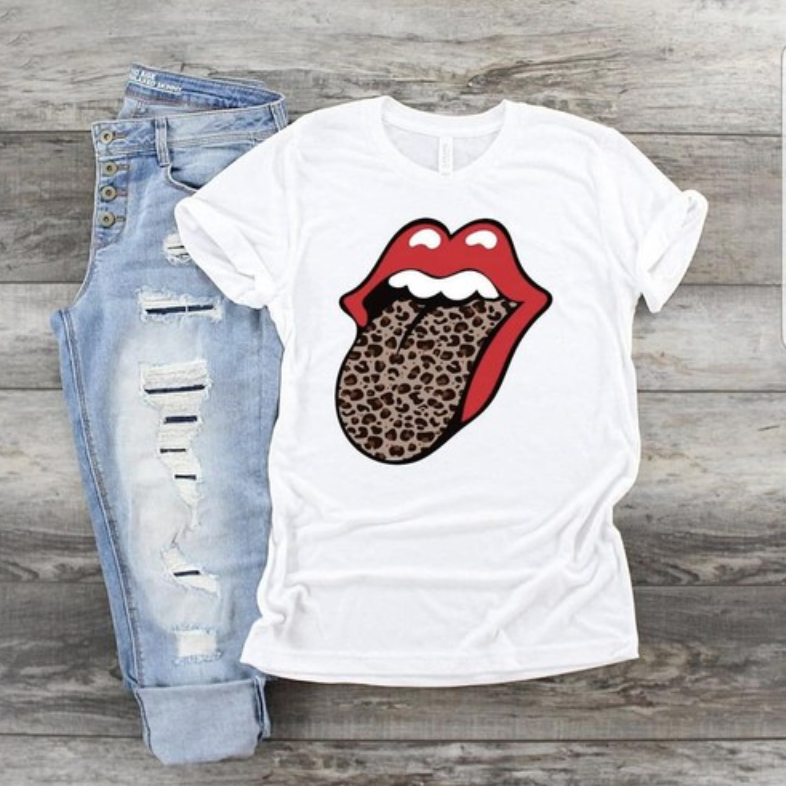 Rolling In Leopard Graphic Tee