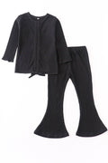 Black Ribbed Boutique Set