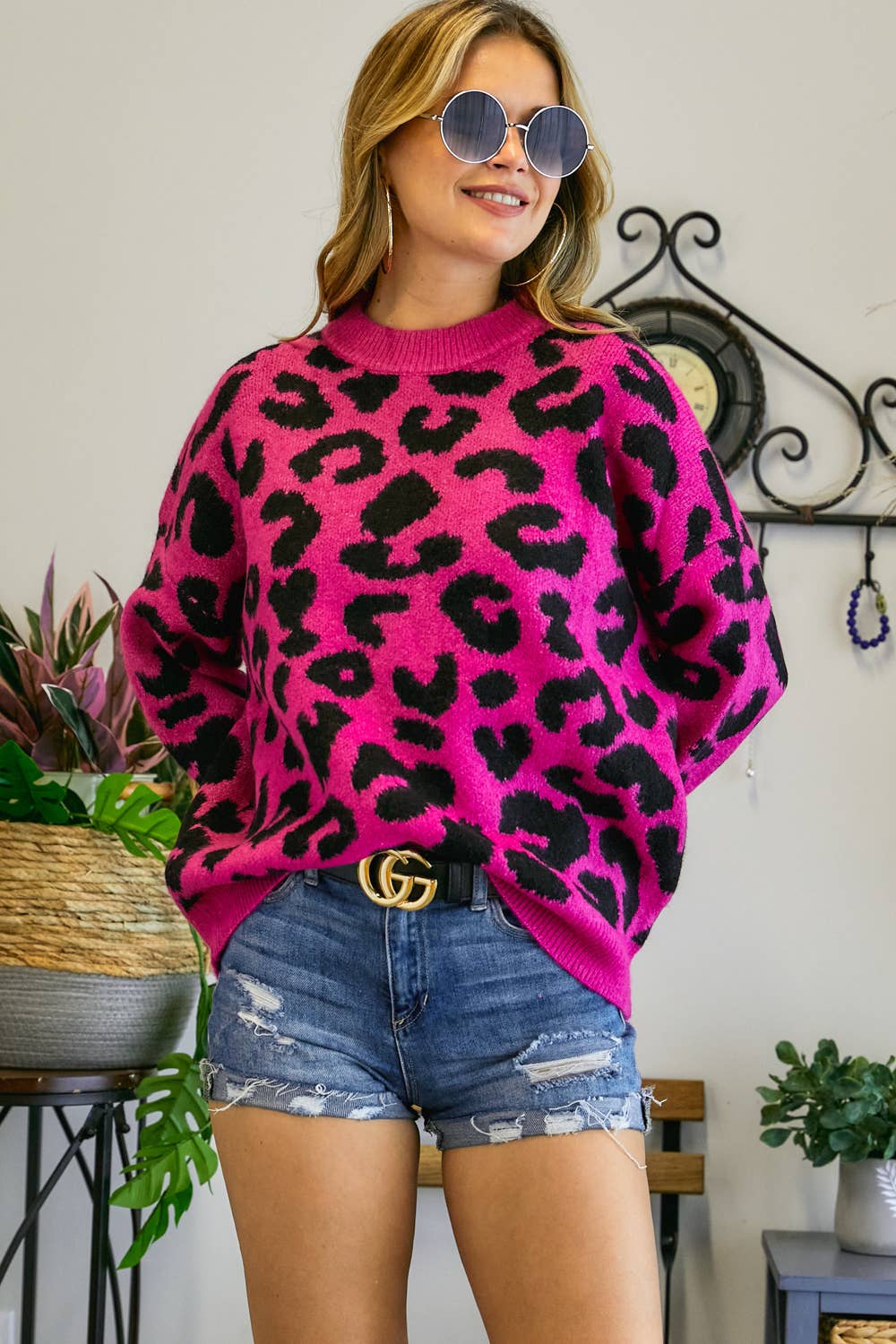 Feeling Feisty Oversized Sweater