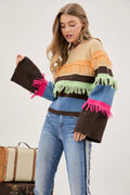 Unhinged on Fringe Sweater