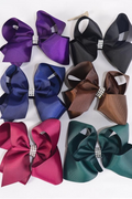 Jumbo Dark Hair Bows