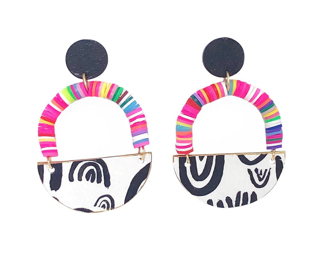 Handmade Leather Earrings