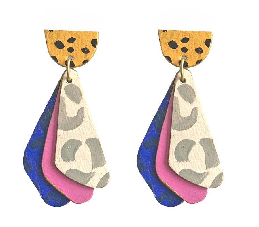 Handmade Leather Earrings