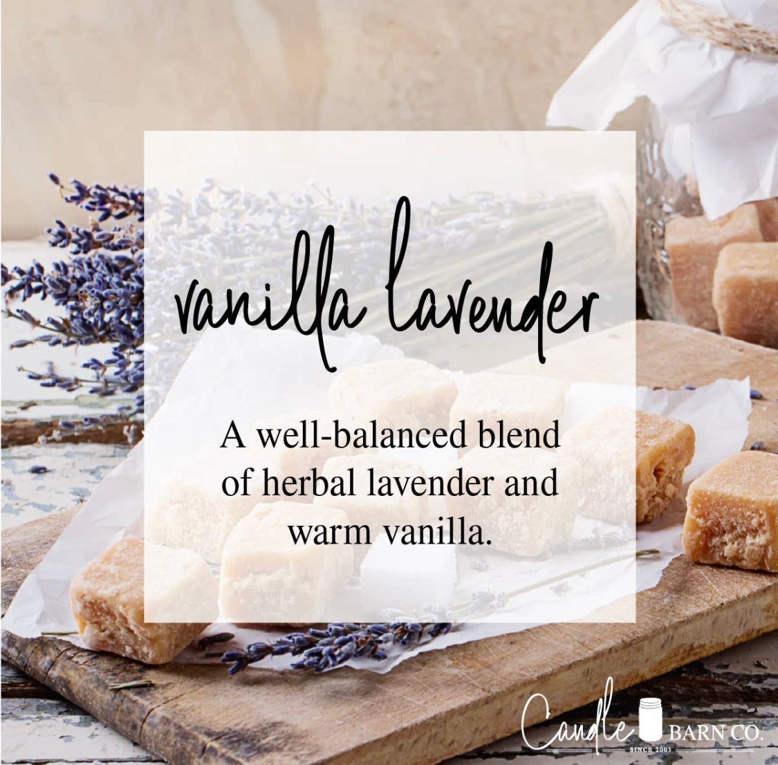 Vanilla Lavendar Mason Jar Soy Candles - 2 oz.