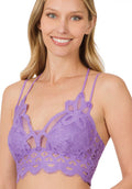 Crochet Lace Bralette - Lavender