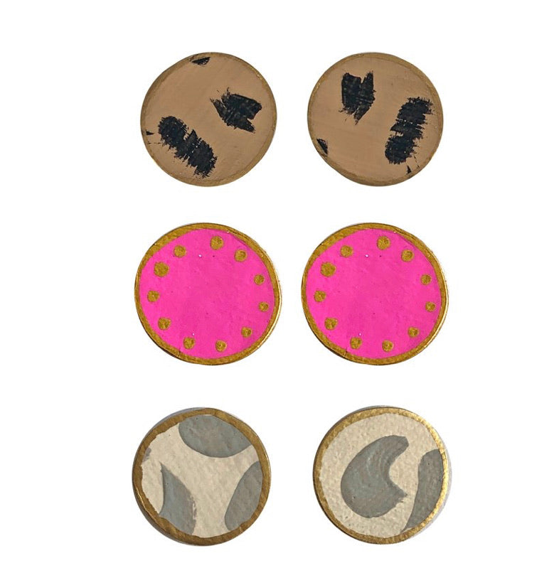 Handmade Leather Earrings