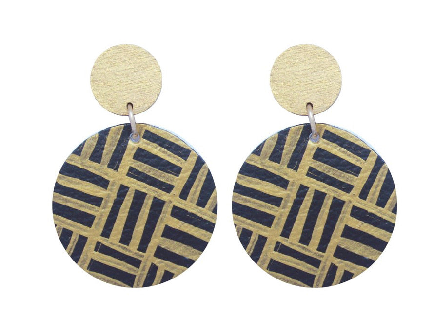Handmade Leather Earrings