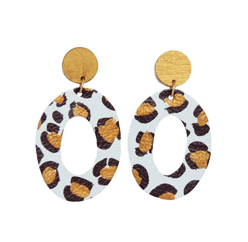 Handmade Leather Earrings