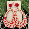 Leopard Sparkle Hoops