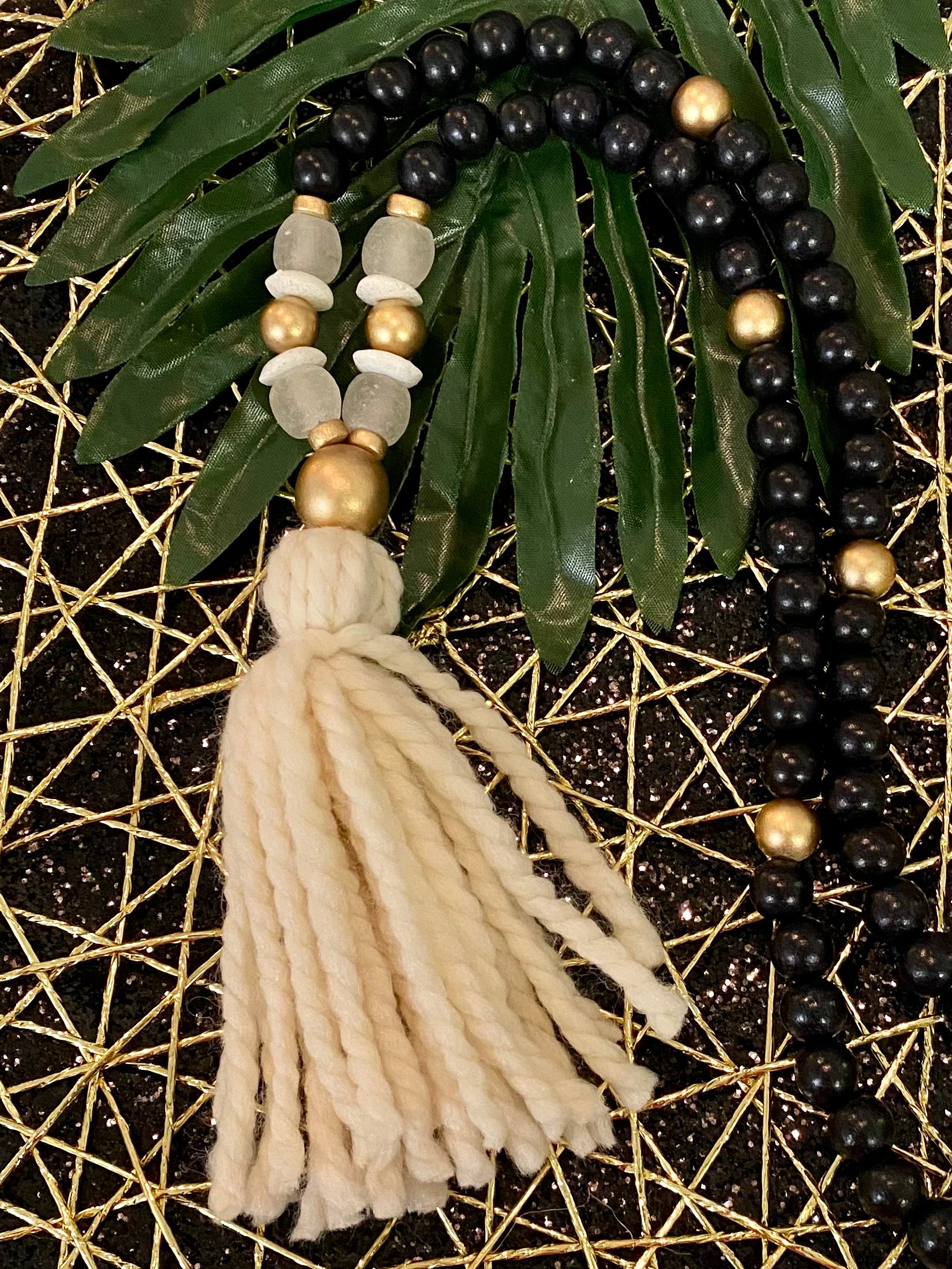 Yarn Tassel Necklace