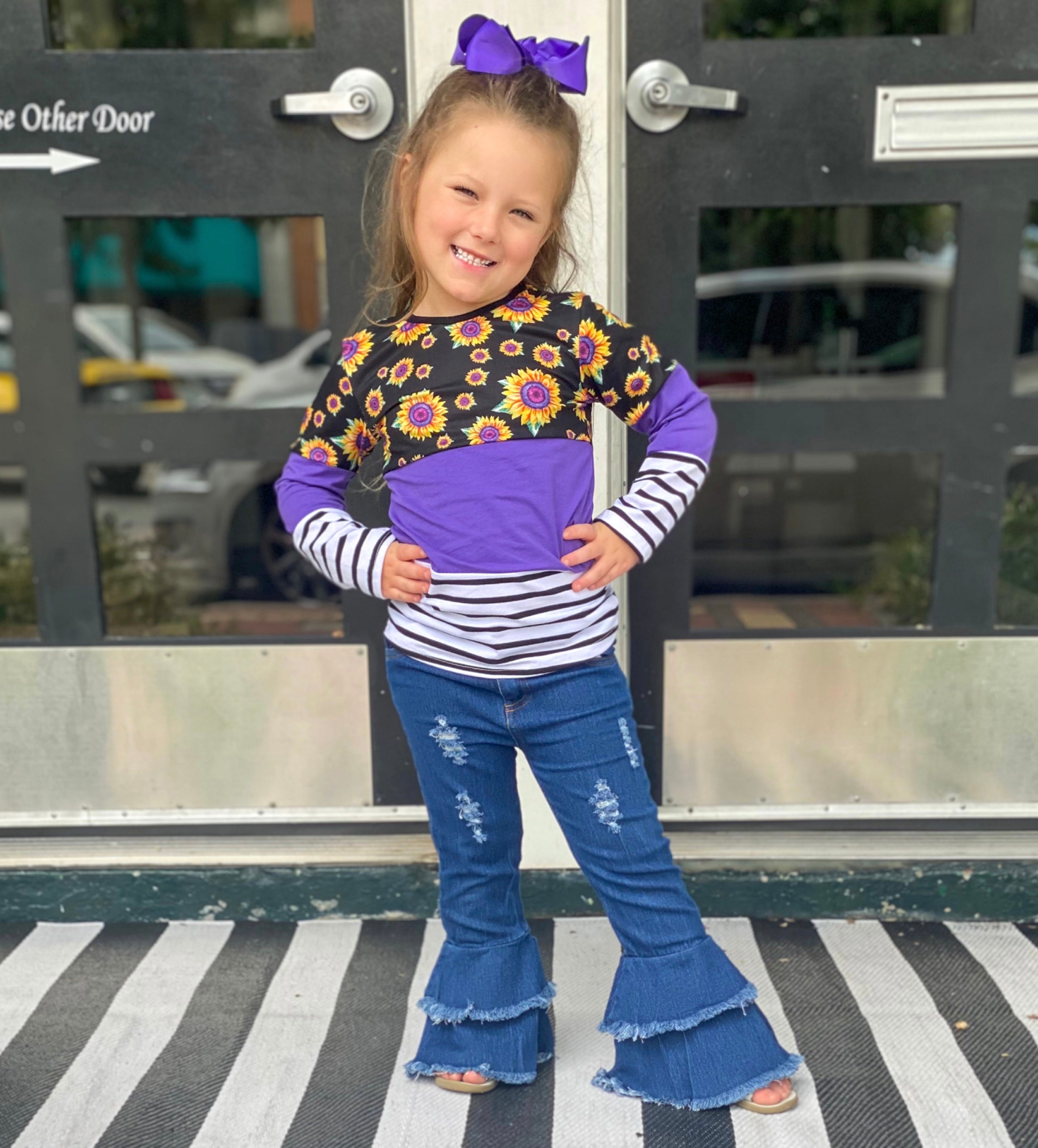 Forever Fringe Double Flare Jeans