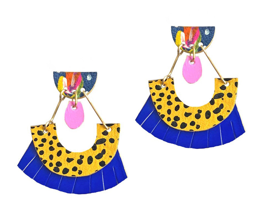 Handmade Leather Earrings