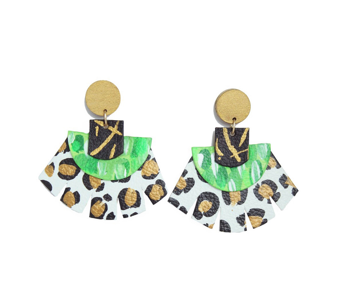 Handmade Leather Earrings
