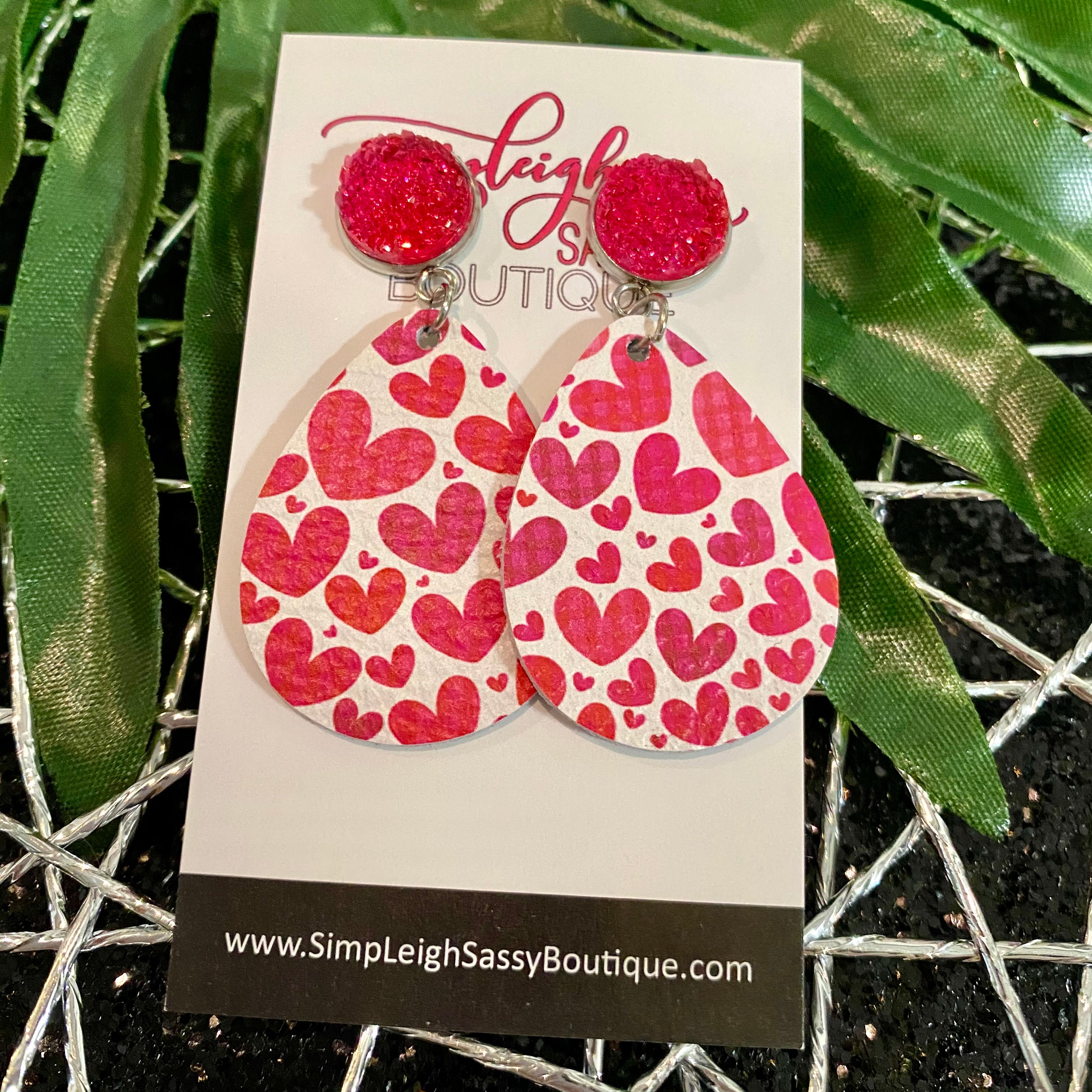 Cross My Heart Dangles
